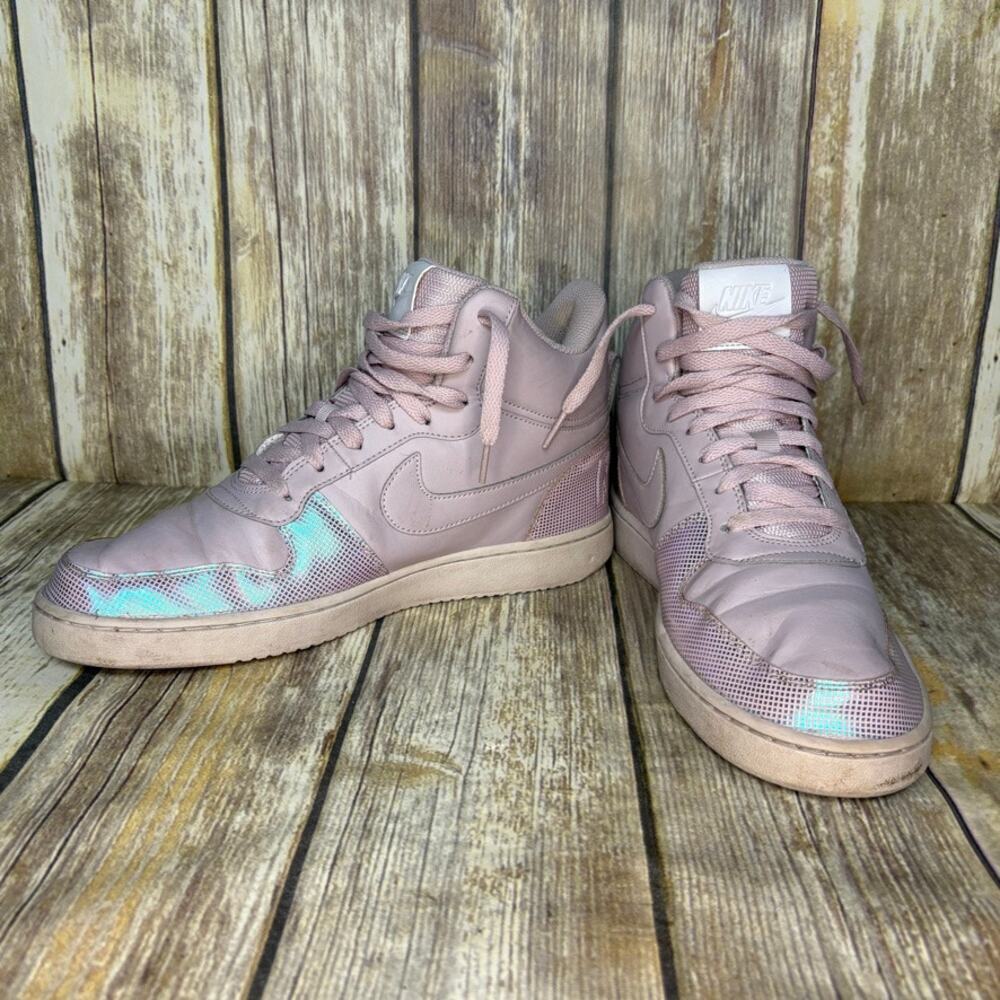 Nike Court Borough Mid SE Style 916793 601 Lavender Iridescent Womens Sz‎ 11